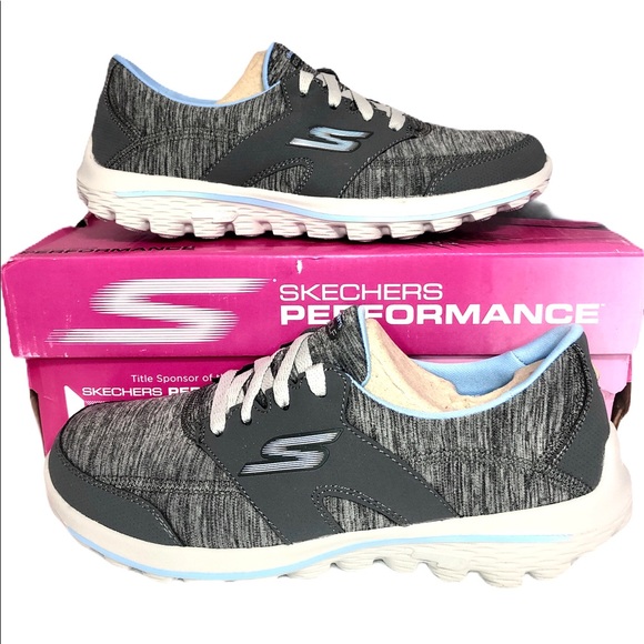 Skechers Go Walk 2 Golf Shoes Sneaker Grey Size 6 - Picture 1 of 9